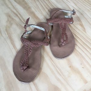 Tan sandals