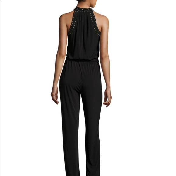 MICHAEL MICHAEL KORS Studded Halter Jumpsuit - Picture 2 of 5
