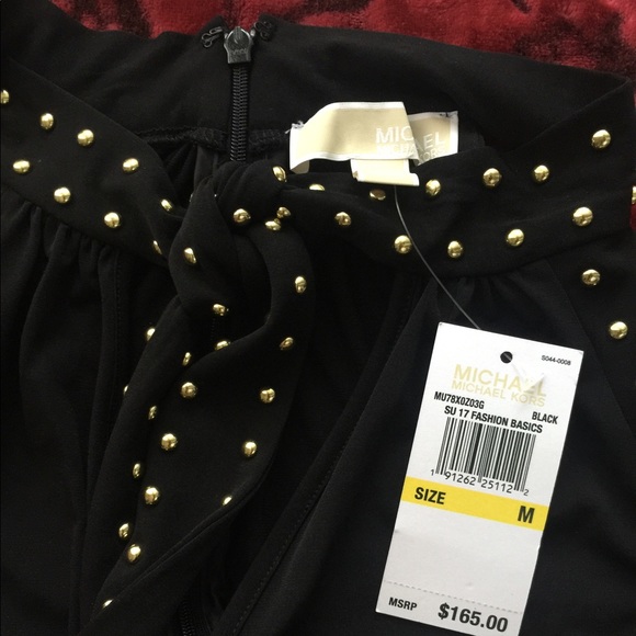 MICHAEL MICHAEL KORS Studded Halter Jumpsuit - Picture 5 of 5