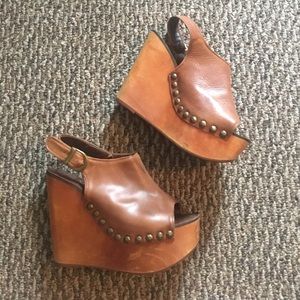 Jeffrey Campbell Snick platform clog sandal