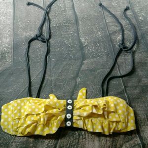 Yellow Hobie bikini top size small
