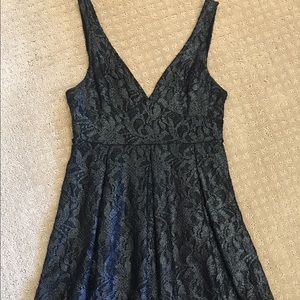 Free People Black Lace Dress