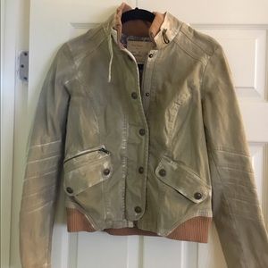 Free People Distressed Jacket