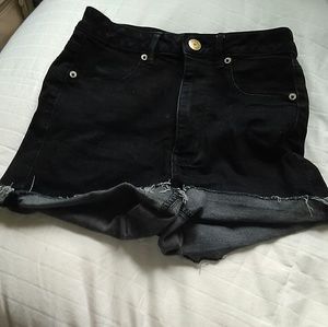 American Eagle high waisted denim shorts