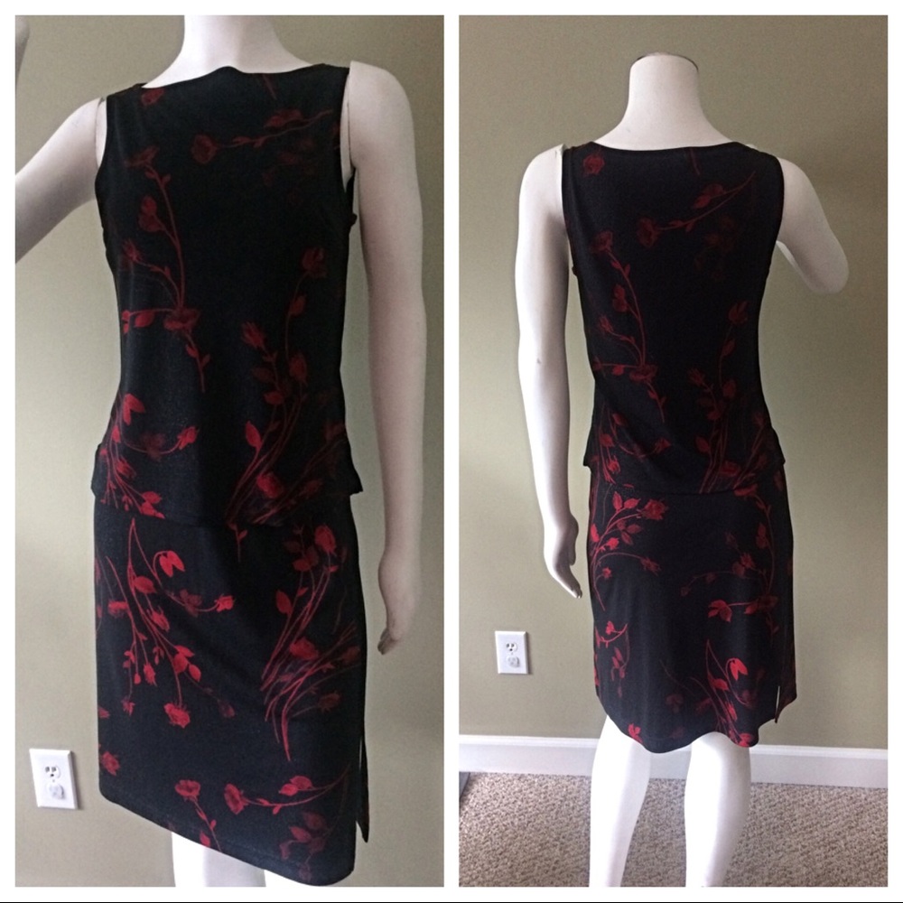 Floral Skirt & Top Set Size Medium A.Byer