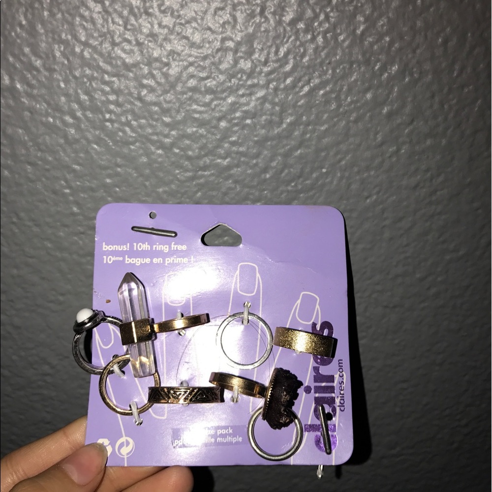 claire's rings!
