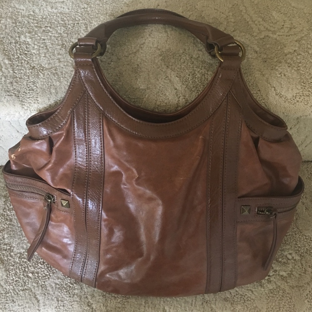 Cognac Shoulder Bag