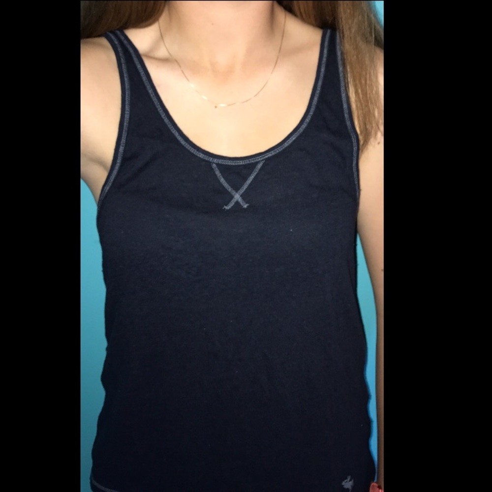 Navy Blue Tank Top