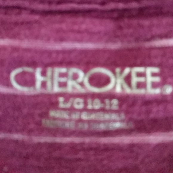 Long sleeve maroon stripped kids shirt - Picture 2 of 5