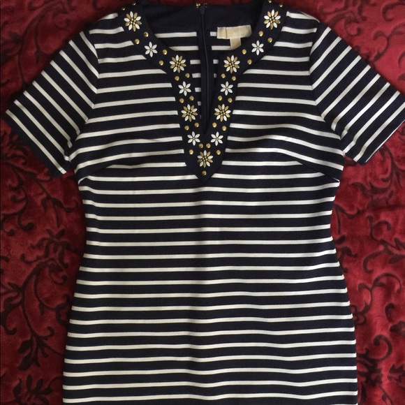 MICHAEL Michael Kors Embellished Sheath Dress - Picture 3 of 4