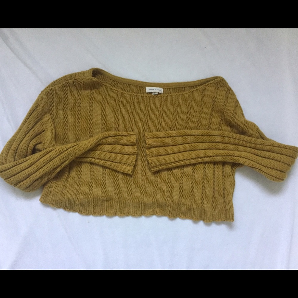 Silence + Noise Crop Sweater