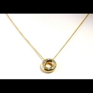 Tiffany & Co. 18k gold & diamond Etoile pendant