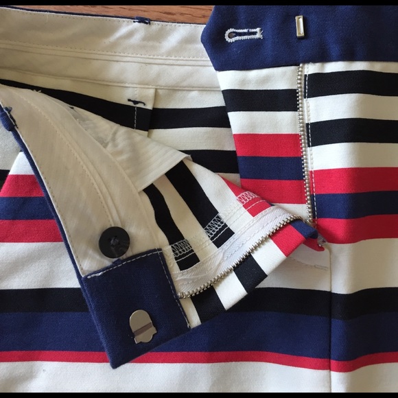 J. Crew Multicolor Stripped Short Pencil Skirt - Picture 4 of 4