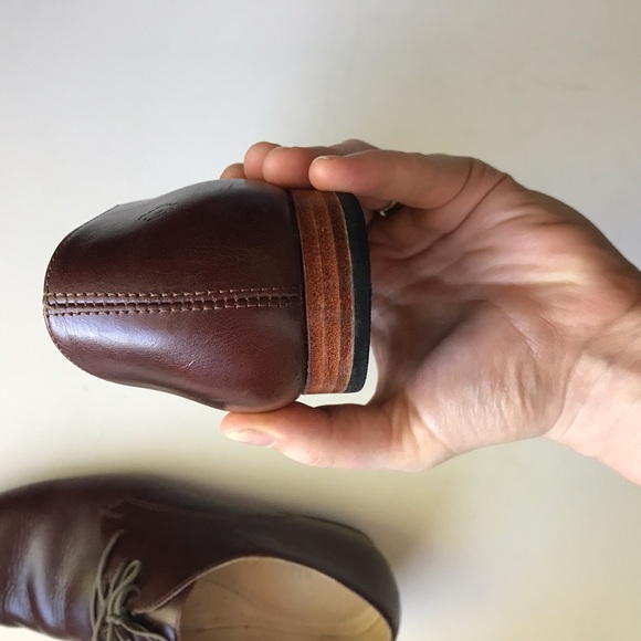 Nisolo Handmade Oliver Oxford in Brandy size 9 - Picture 4 of 4