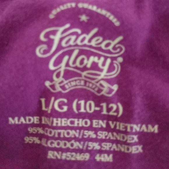 Long sleeve purple kids shirt - Picture 3 of 4