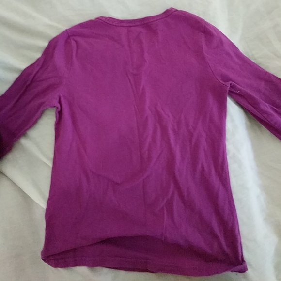 Long sleeve purple kids shirt - Picture 4 of 4