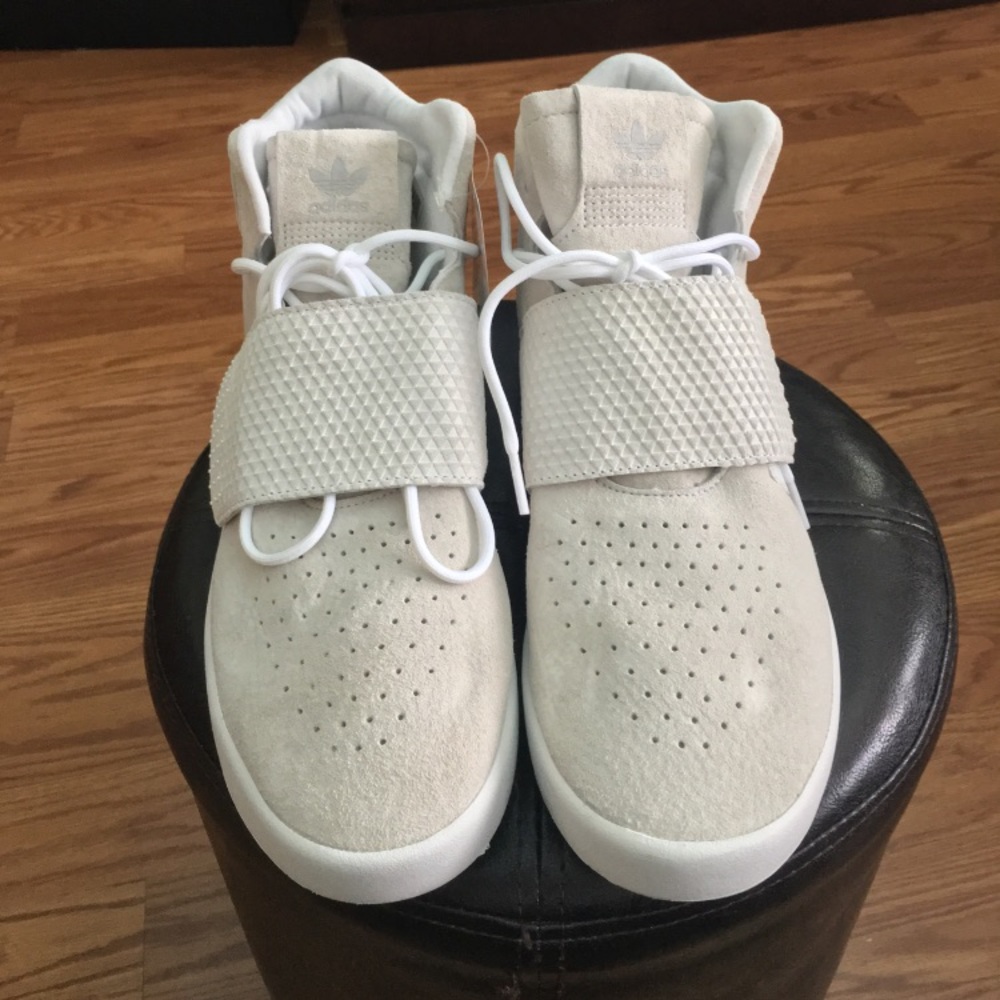 Adidas tubular invader high top sneakers