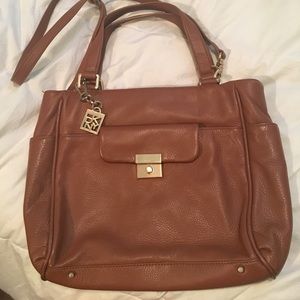 DKNY brown leather bag