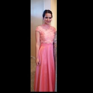 Coral Prom Dress/ Fancy Dress