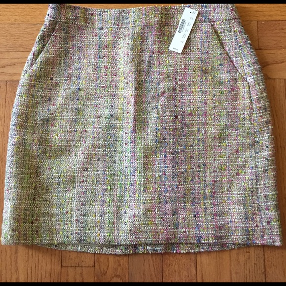 J. Crew Multicolored Tweed Mini Skirt - Picture 1 of 5