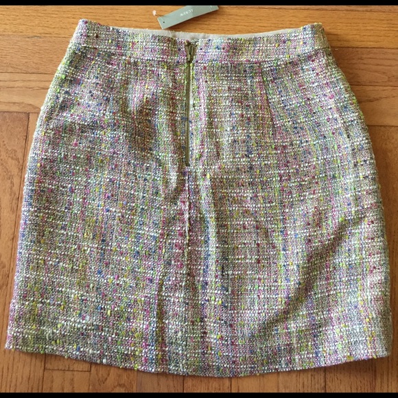 J. Crew Multicolored Tweed Mini Skirt - Picture 3 of 5