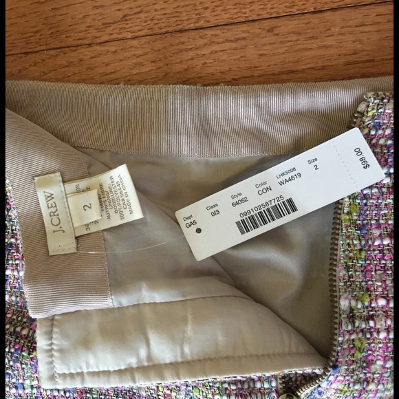 J. Crew Multicolored Tweed Mini Skirt - Picture 4 of 5