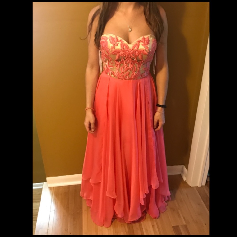 Pink Sherri Hill Prom Dress