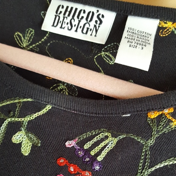 Embroidered Top - Picture 2 of 2