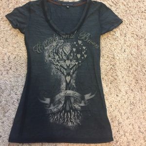 Buckle Crash and Burn Rhinestone Top