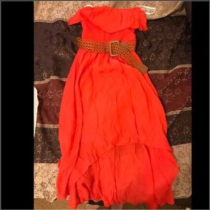 Orange dress