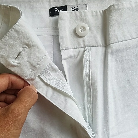 White Bermuda Shorts - Picture 4 of 6