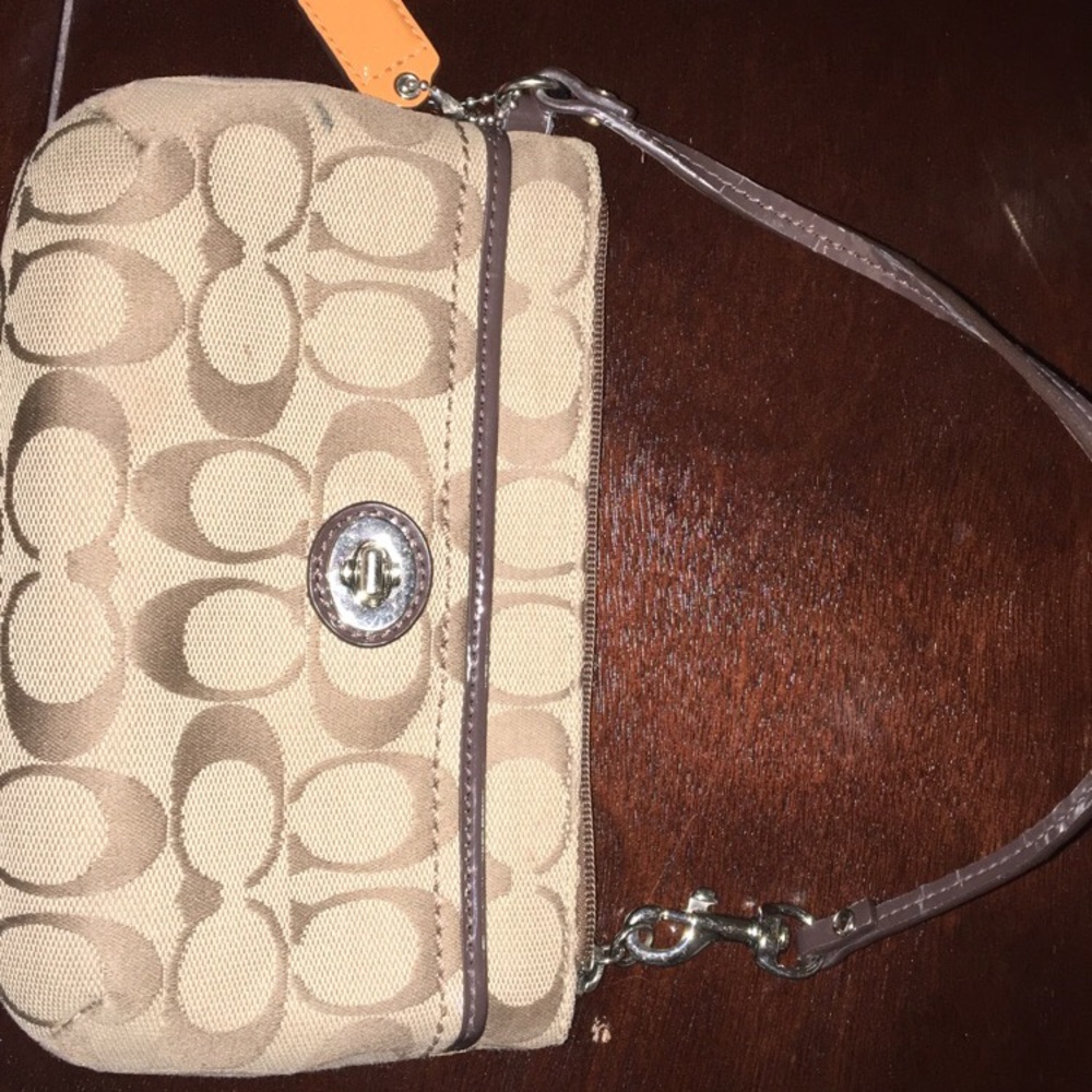 Coach wrist bag