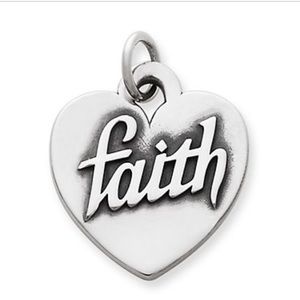 James Avery heart of faith charm
