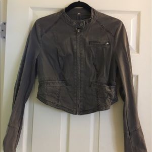 Free People Cropped Jacket