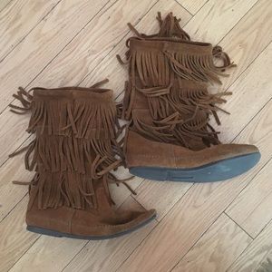fringe boots