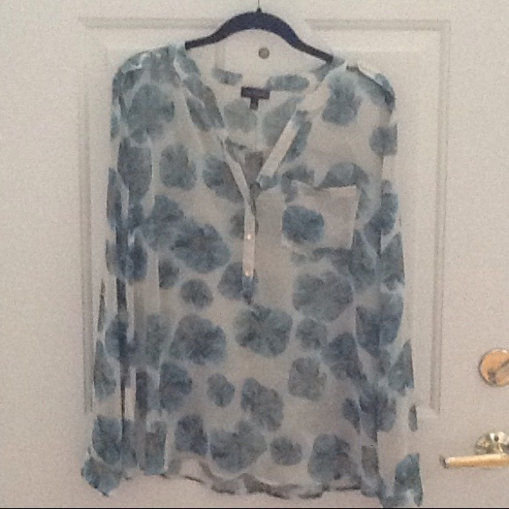 Sheer LS Blouse NWT by The Limited