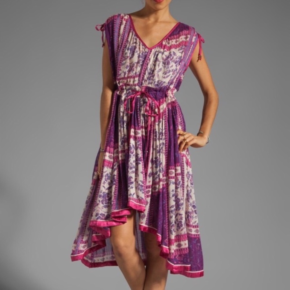 Free People Rose Garden hi low dress