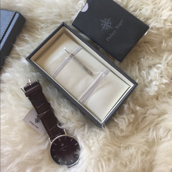 PHILIPP AUGER chocolate brown watch main image 5