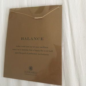 DOGEARED Balance necklace