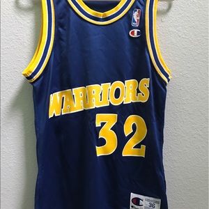 warriors champion jersey/ penny 1/3 cent