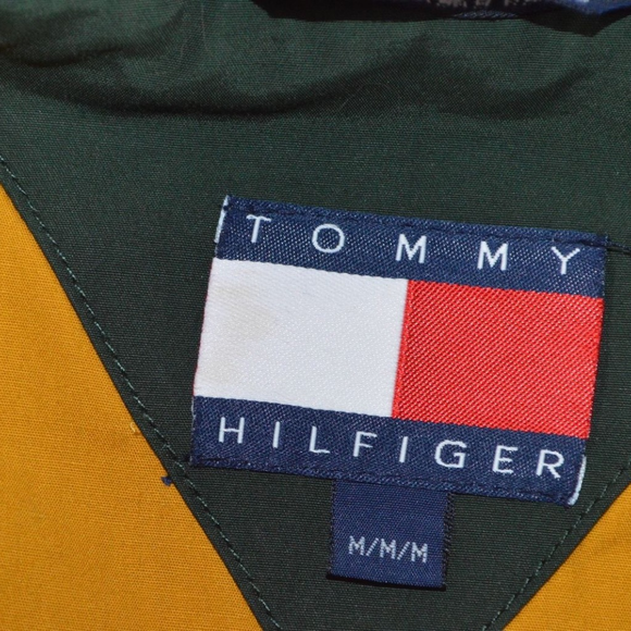 Vintage 90s Tommy Hilfiger Color Block Jacket - Picture 4 of 6