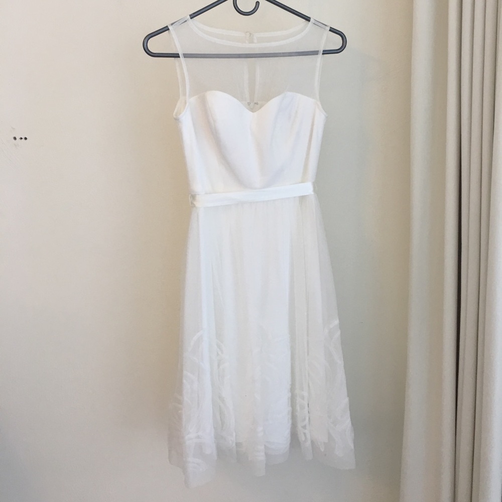 Off White Destination Wedding Dress