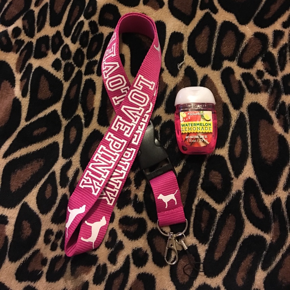 Love pink Lanyard