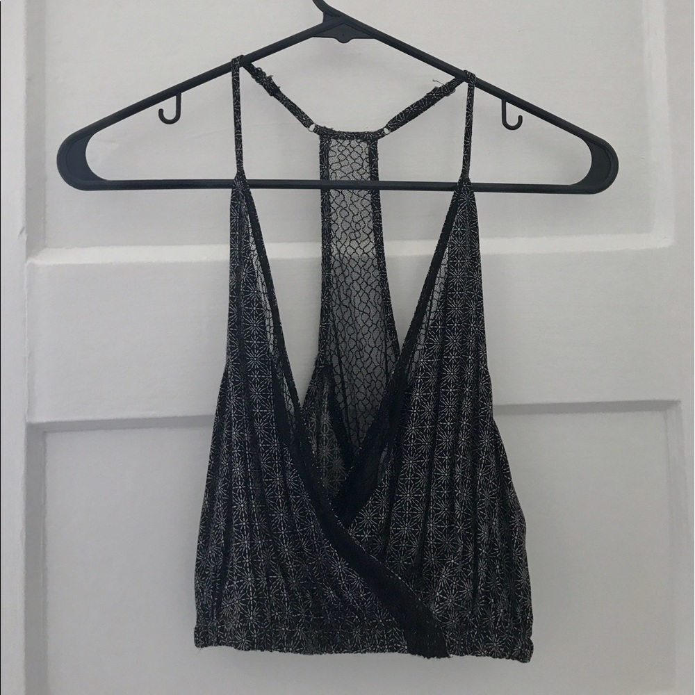 UO Kimchi Blue Surplice Crop Top
