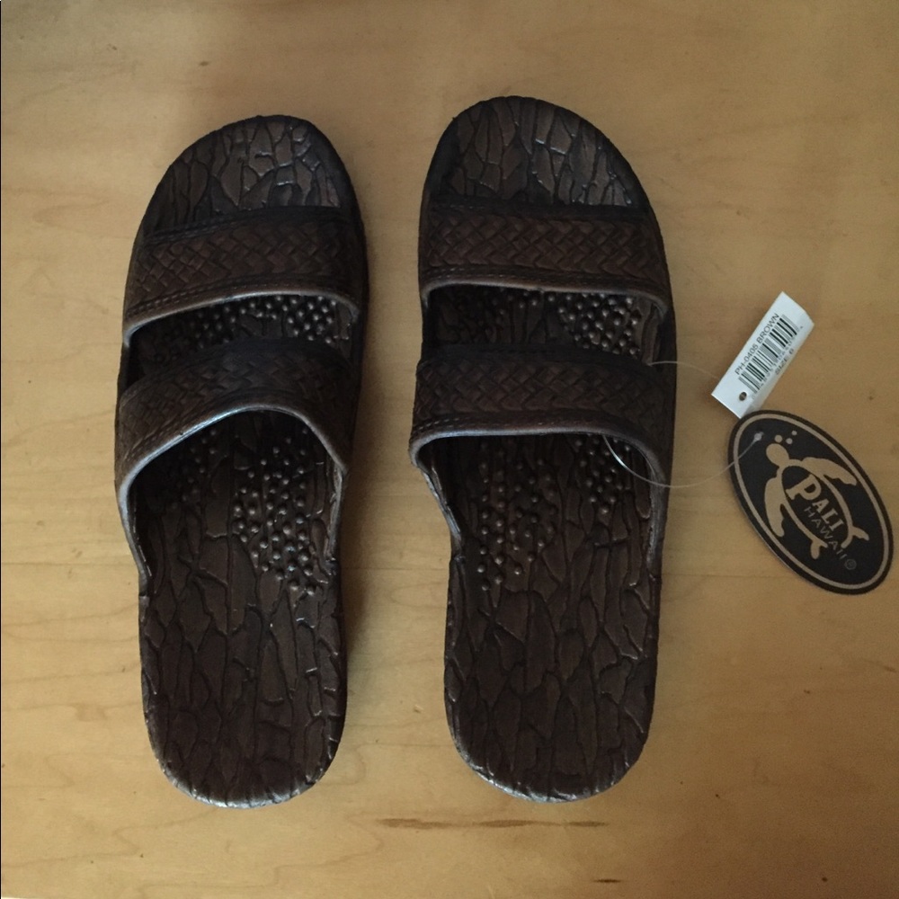 BROWN PALI HAWAII JESUS SANDALS
