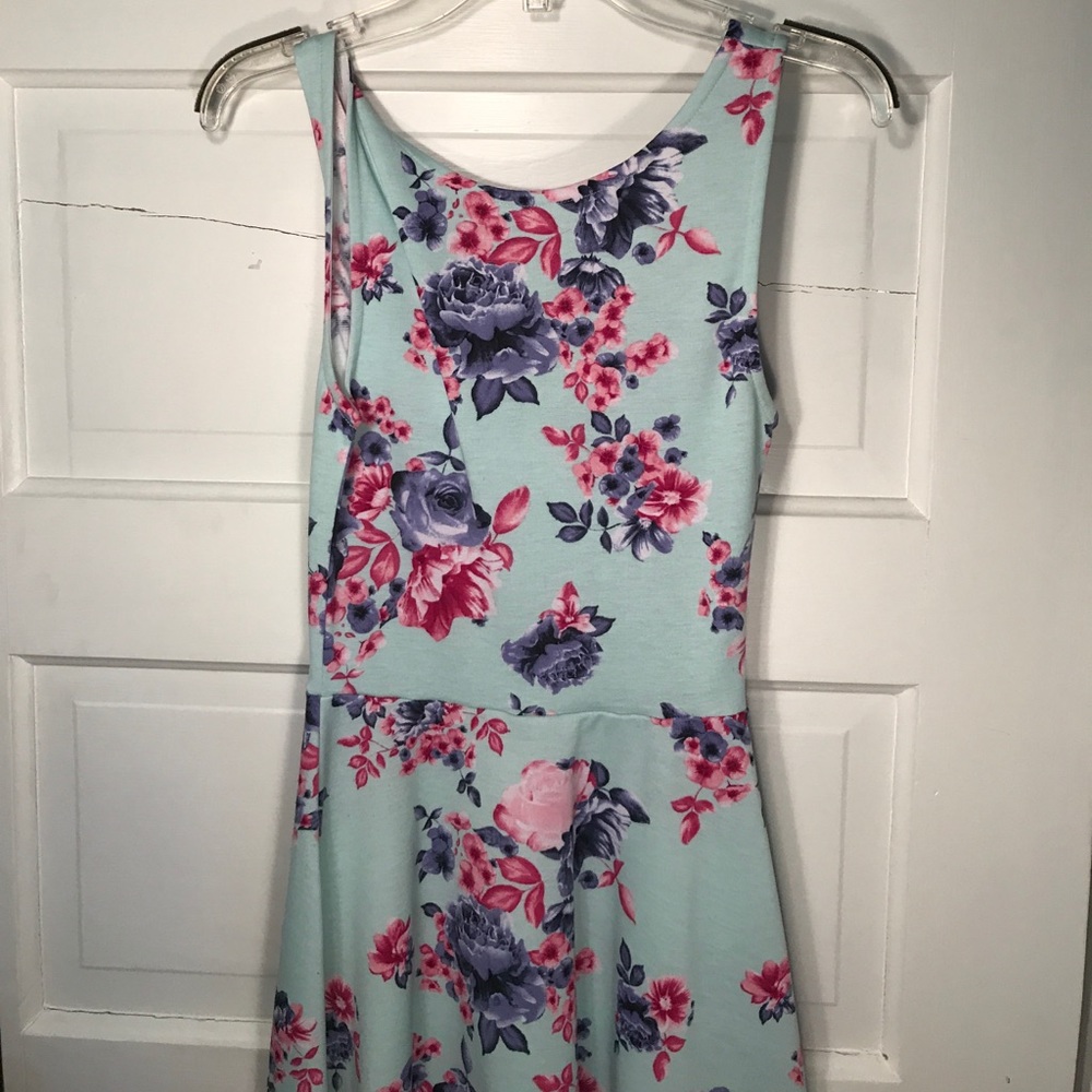 Light blue skater dress