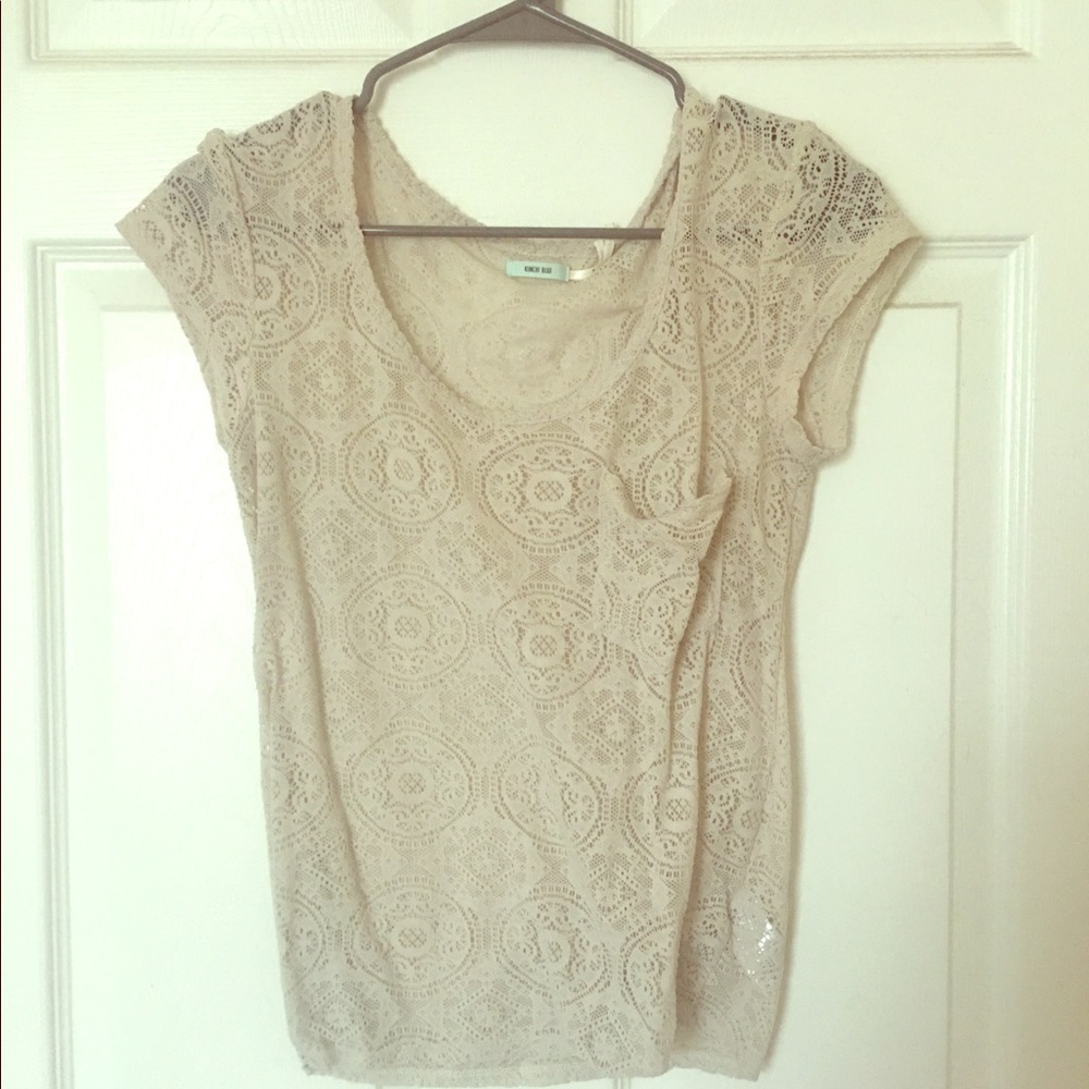 Urban outfitters all over lace shirt