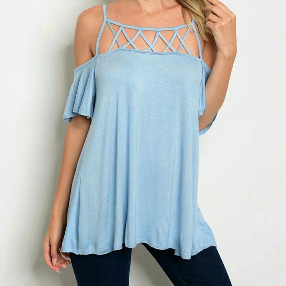 Strappy Lattice Shirt
