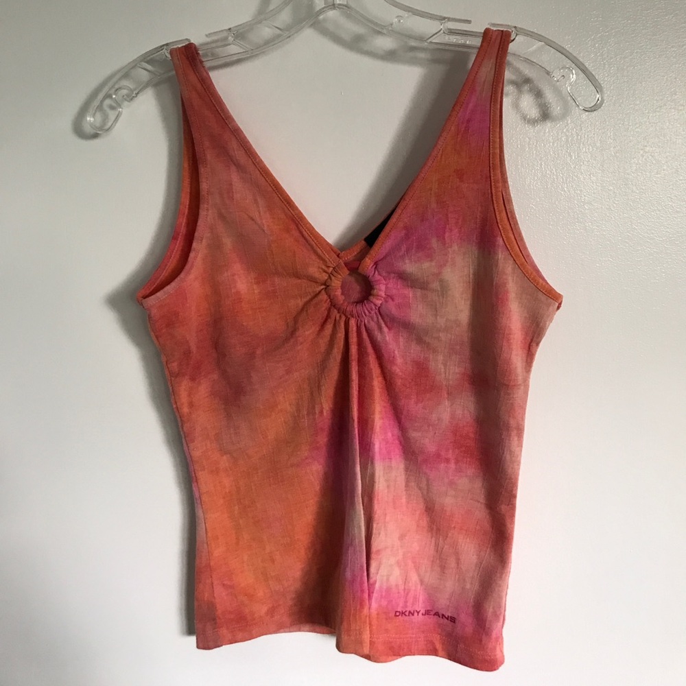 DKNY Tie Dye Style Top