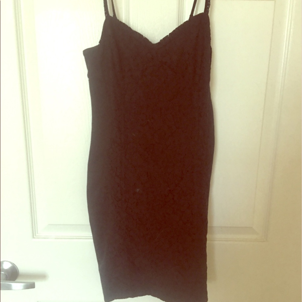 All over lace bodycon dress